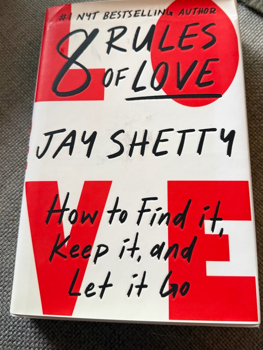 8 Rules of Love by Jay Shetty—Hardcover